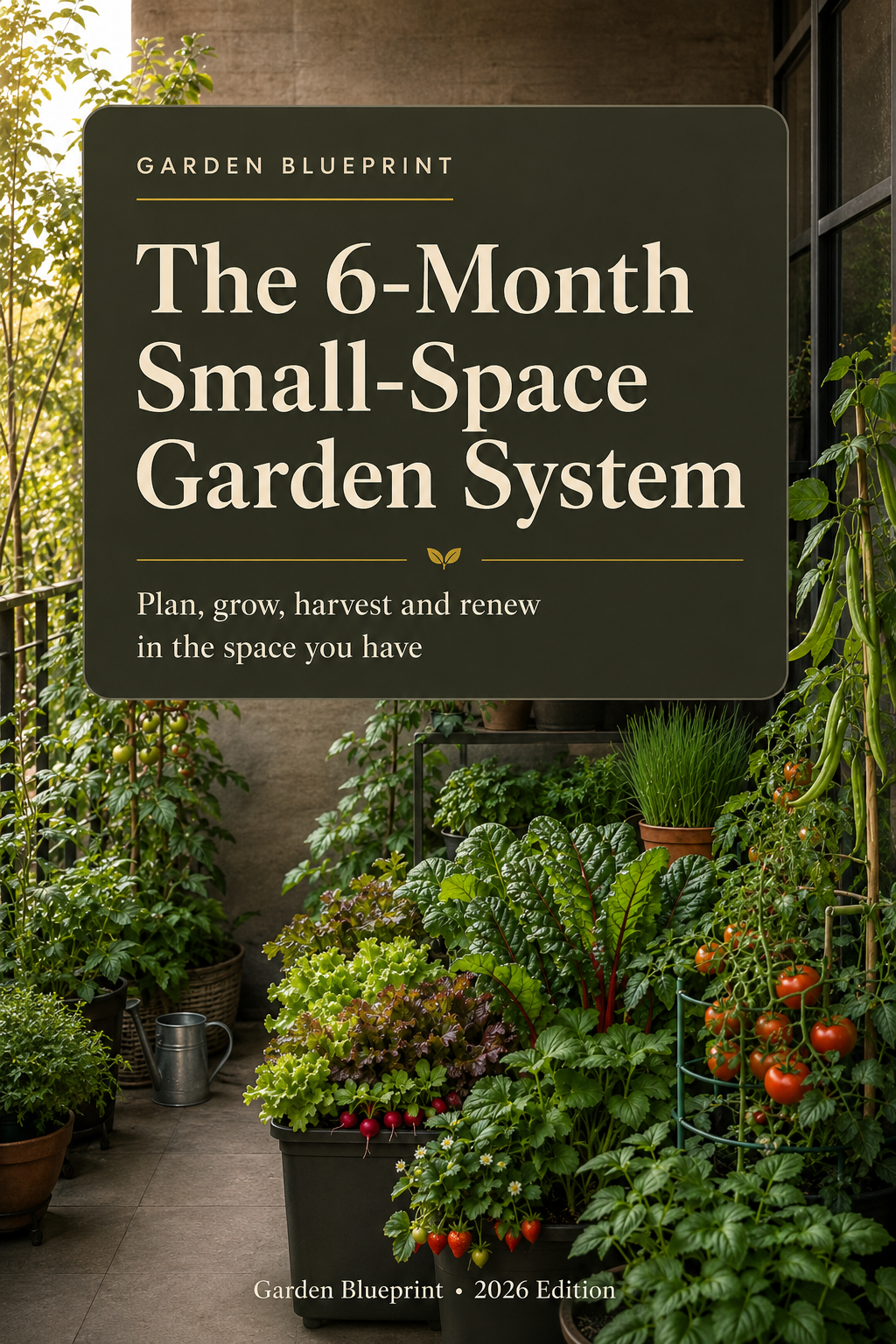 The 6-Month Small-Space Garden System