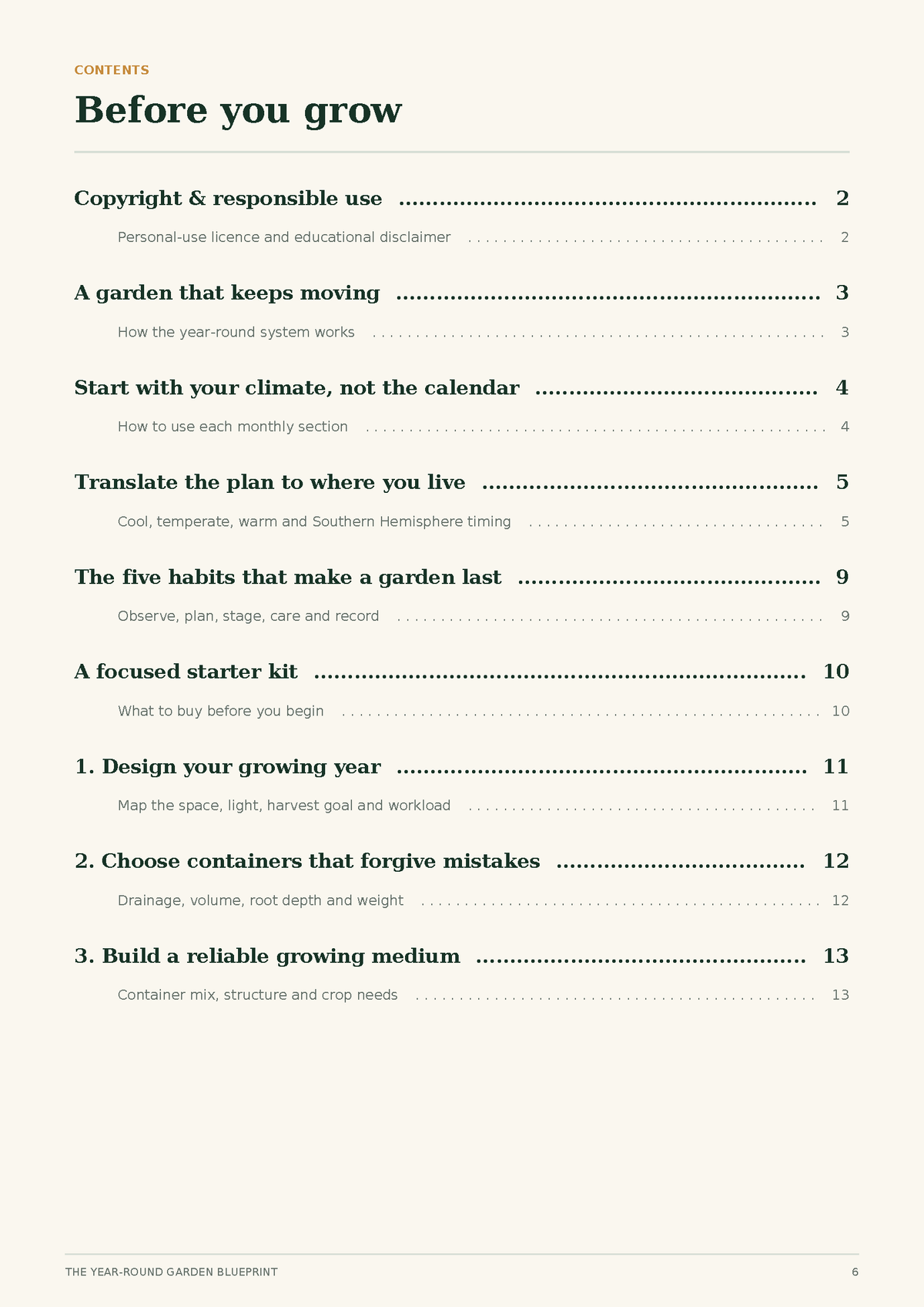 The Year-Round Garden Blueprint