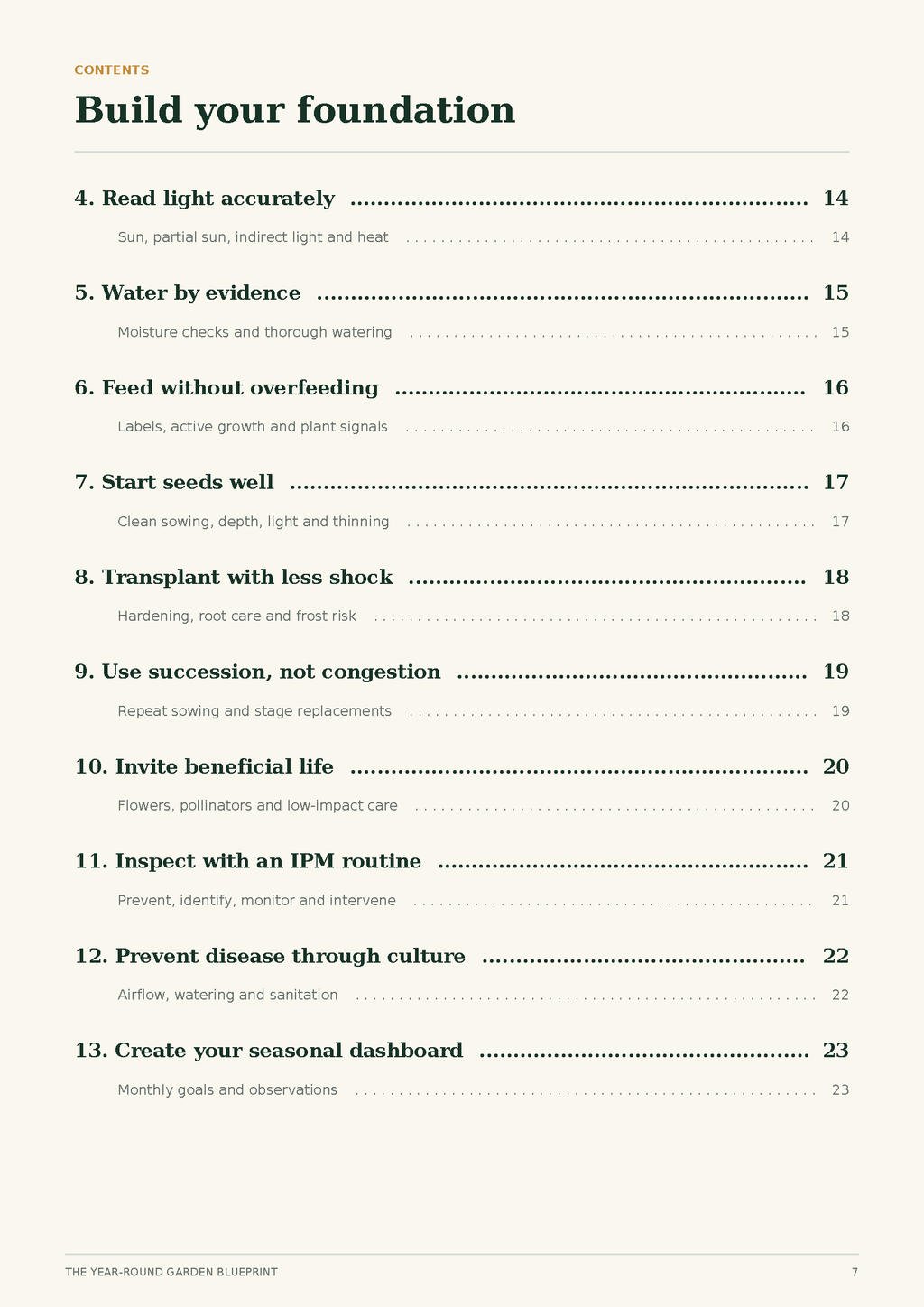 The Year-Round Garden Blueprint