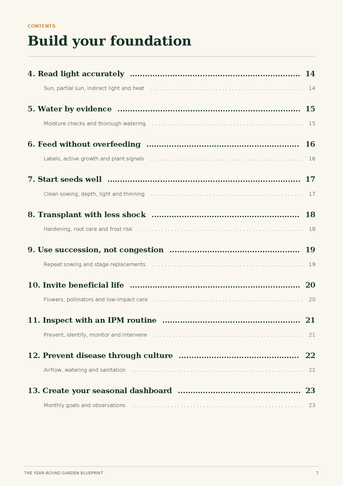 The Year-Round Garden Blueprint