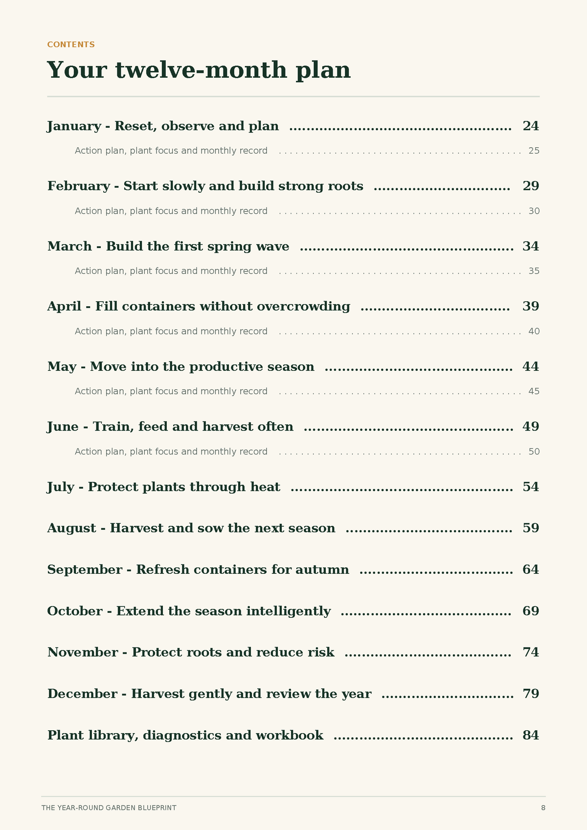 The Year-Round Garden Blueprint