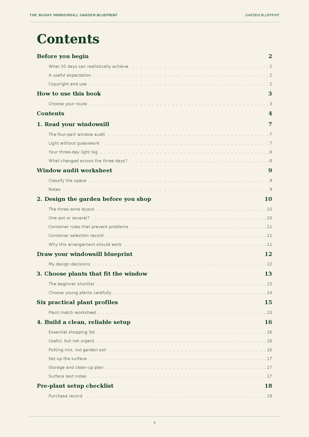 The 30-Day Windowsill Garden Blueprint