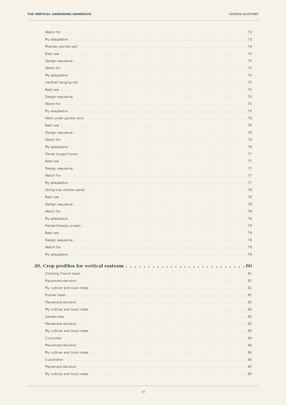 The Vertical Gardening Handbook